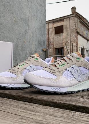 Мужские кроссовки saucony shadow 5000 70665-5s white/gray3 фото