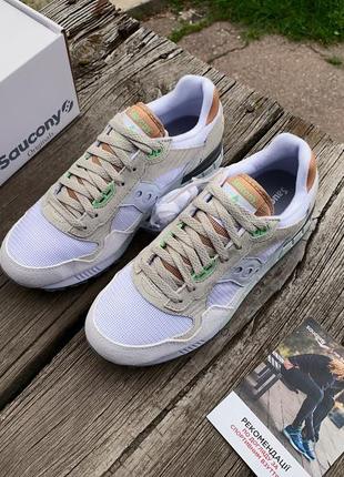 Мужские кроссовки saucony shadow 5000 70665-5s white/gray9 фото