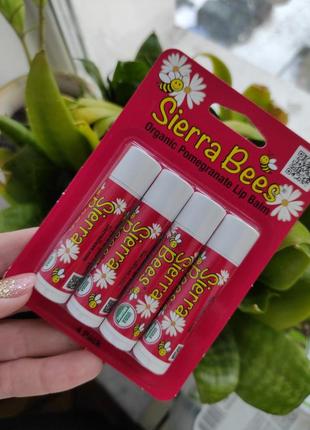 Бальзам для губ sierra bees гранат