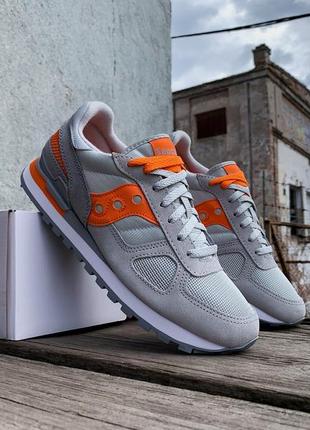 Чоловічі кросівки saucony shadow original 2108-812s gray/orange1 фото