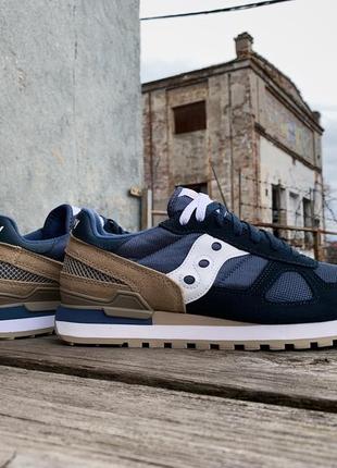 Чоловічі кросівки saucony shadow original 2108-811s navy/sand6 фото