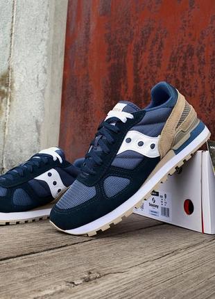 Чоловічі кросівки saucony shadow original 2108-811s navy/sand10 фото