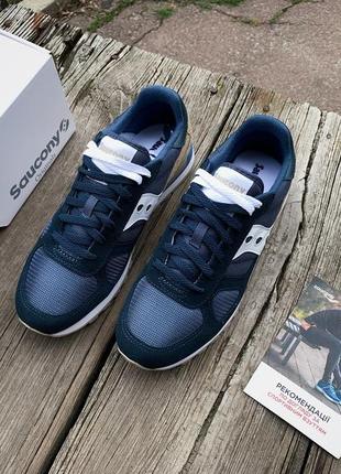 Мужские кроссовки saucony shadow original 2108-811s navy/sand9 фото