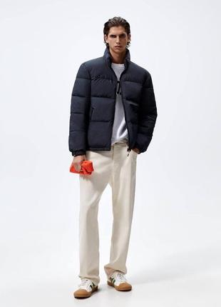 Базовая стеганная куртка демисезонная zara , оригинал
