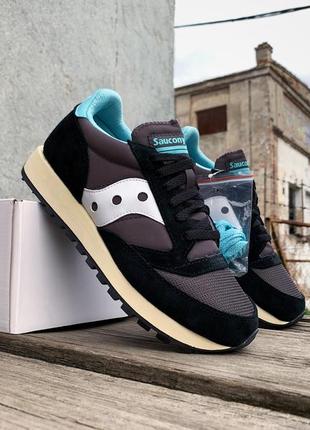 Женские кроссовки saucony jazz 81 nm 60613-12s black blue