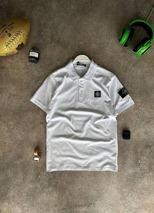 Футболка поло stone island