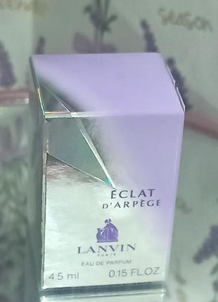 Мініатюра парфумована вода для жінок lanvin eclat d'arpege 4.5 мл