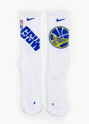 Баскетбольные носки nike elite golden state warriors nba1 фото