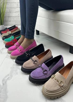 Слипоны кожа замша кожаные кеды лоферы