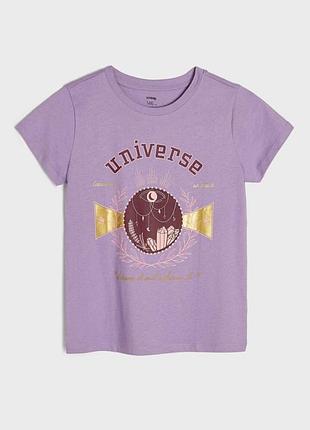 Літня бавовняна футболка на дівчинку