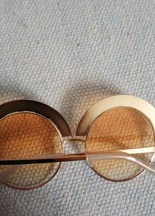 Женские унисекс яркие радужные солнцезащитные круглые очки doller retro9 фото