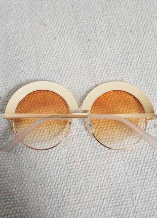 Женские унисекс яркие радужные солнцезащитные круглые очки doller retro8 фото