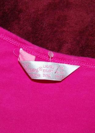 Стильная модная приталенная котоновая розовая футболка 95 % котон secret possessions5 фото