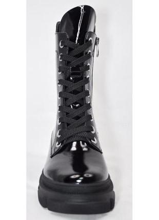 Розміри 36, 37, 38, 39, 40  туфлі лофери жіночі viscala шкіряні, утеплені, весна - осінь, чорні2 фото