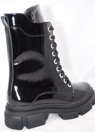 Размеры 36, 37, 38, 39, 40  туфли лоферы женские viscala кожаные, утепленные, весна - осень, черные9 фото