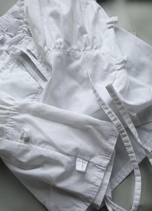 Белая блуза , рубашка .3 фото