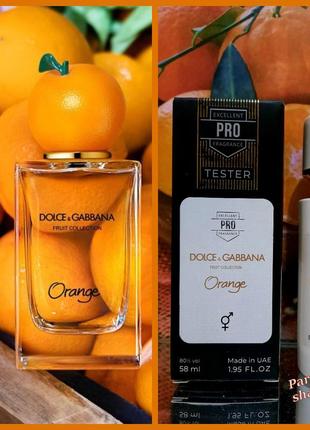 Тестер 💛dolce&gabbana orange💛 стійкий тестер унісекс1 фото