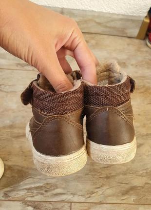 Утепленные кеды кроссовки для мальчика5 фото