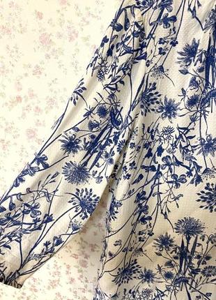 Блузка в цветочный принт, s-m3 фото