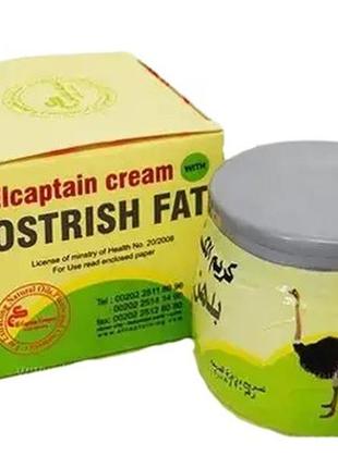 Крем із страусиним жиром ostrish fat від el-captain
