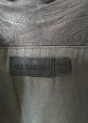 Allsaints женская кожаная куртка xs-s10 фото