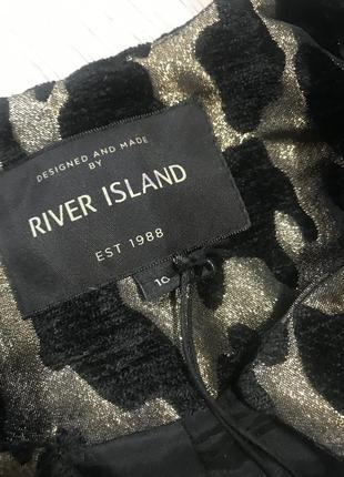 Удлиненный утепленный пиджак, полупальто от river island p.10 (46-48)5 фото