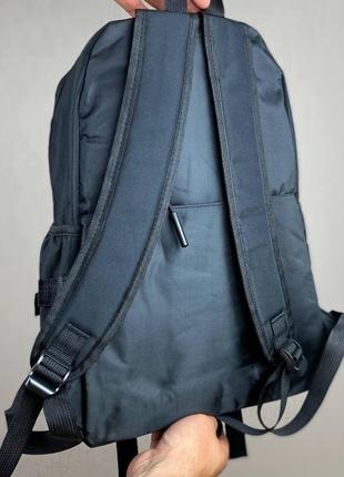Городской черный рюкзак портфель повседневный унисекс прочный с удобными отделениями водоотталкивающий5 фото