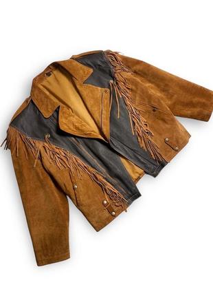 Vintage wild west jacket, куртка, косуха, кожанка4 фото