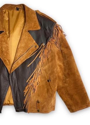 Vintage wild west jacket, куртка, косуха, кожанка6 фото