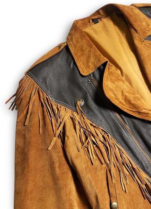 Vintage wild west jacket, куртка, косуха, кожанка3 фото