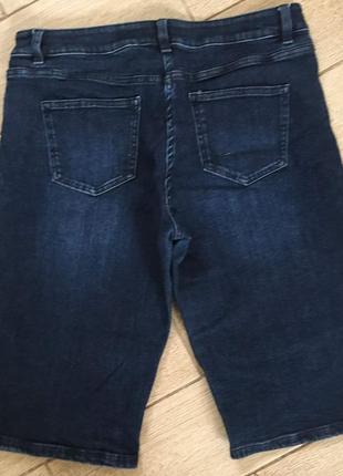 Удлиненные джинсовые шорты2 фото