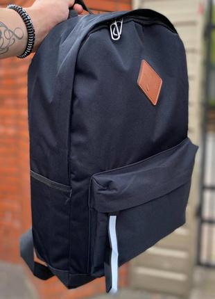 Чоловічий чорний міський рюкзак для тренувань спорту  повсякденний міцний універсальний5 фото