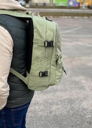 Чоловічий рюкзак converse зелений, універсальний міський для тренувань місткий портфель,3 фото