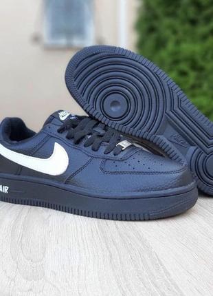 Кроссовки nike air force black white
