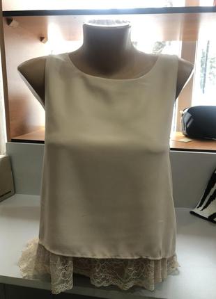 Zara basic. летняя блузочка, турция мири: пог-44, пот-46, дл-58