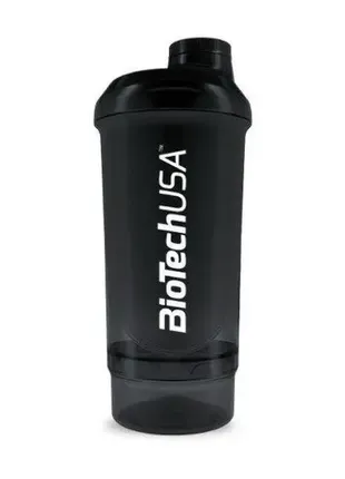 Шейкер с контейнером biotech usa vawe shaker compact 500ml + 150ml4 фото