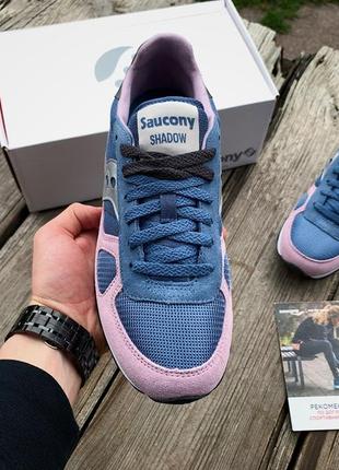 Женские кроссовки saucony shadow original 1108-795s blue/violet5 фото