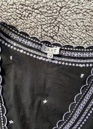 Коттоновая накидка с вышивкой блузка блузка вышиванка5 фото