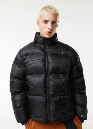 Пуховик lacoste men's oversized branded water-repellent jacket