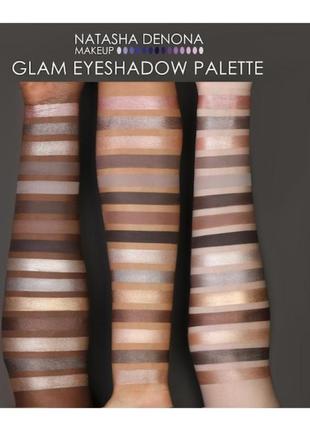 Палетка теней natasha denona glam eyeshadow palette3 фото