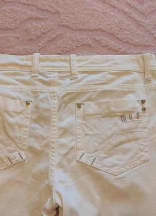 Новые брендовые белые скинни, джинсы, брюки maria grazia (100% оригинал, италия) 42 размер8 фото