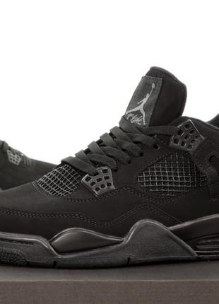 Кросівки nike air jordan 4 retro black