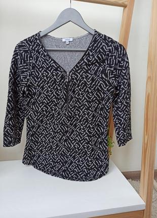 Блузка с рукавом 3/4, легкая кофточка размер м