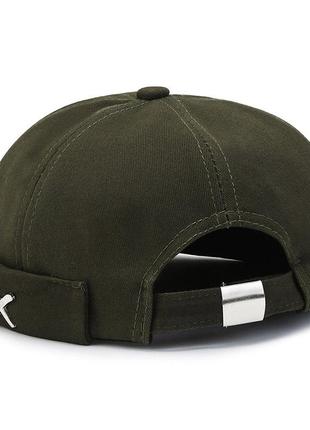 Docker cap кепка докера біні без козирка зелена унісекс
