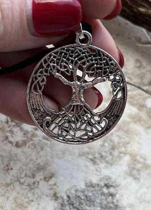 Подвеска кулон оберегает дерево рода амулет ожерелье дерево жизни викинг кулон дерево...