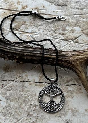 Подвеска кулон оберегает дерево рода амулет ожерелье дерево жизни викинг кулон дерево скандинавская мифология5 фото