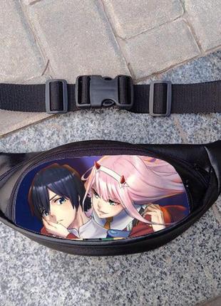 Поясна сумка бананка аніме милий у франксі зеро ту 02 (q020)
