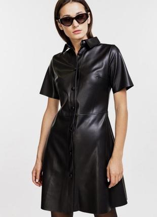 Кожаное платье