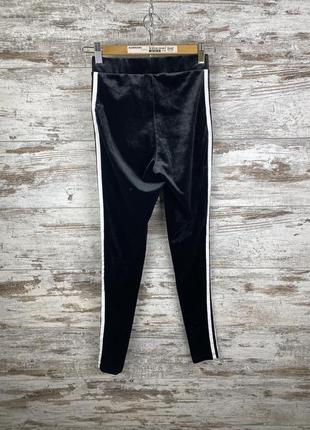 Женские штаны велюровые adidas с лампасами лосины леггинсы топ7 фото
