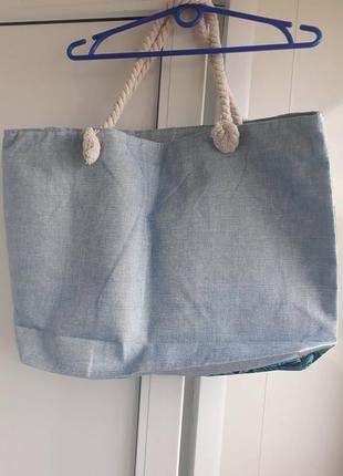 Сумка-шоппер пляжная сумка тканевая сумка на плече6 фото